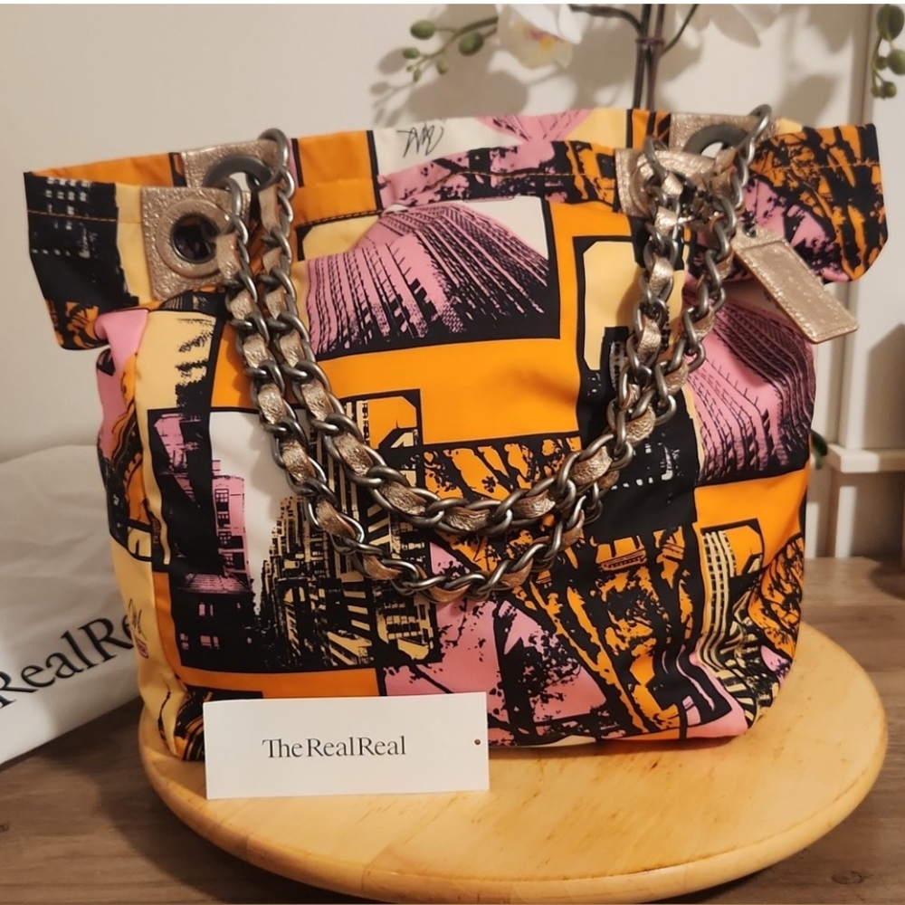 Coach Bonnie Cashin Parker  NYC  collab Multi-Color Nylon Tote bag